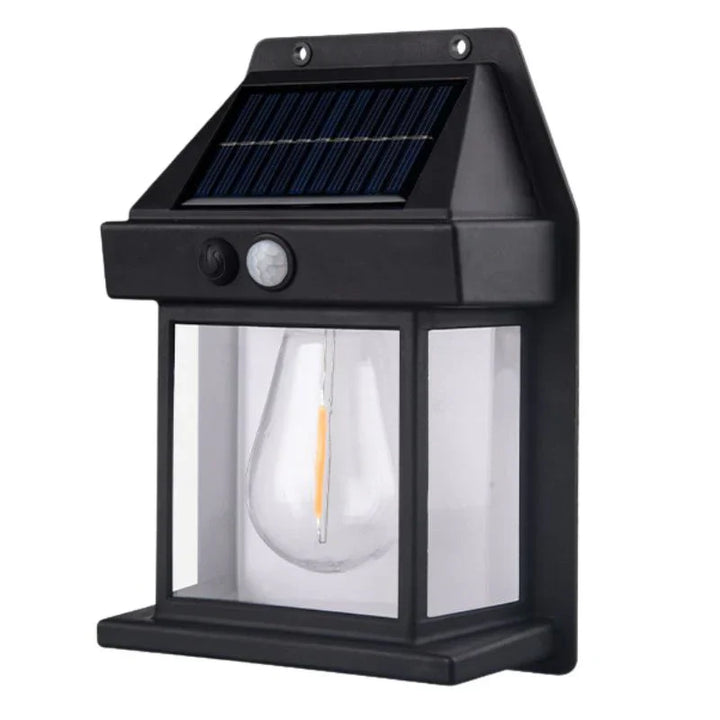 Sustainable Solar Wall Lamp - Solaris-Black-Nora Luxe