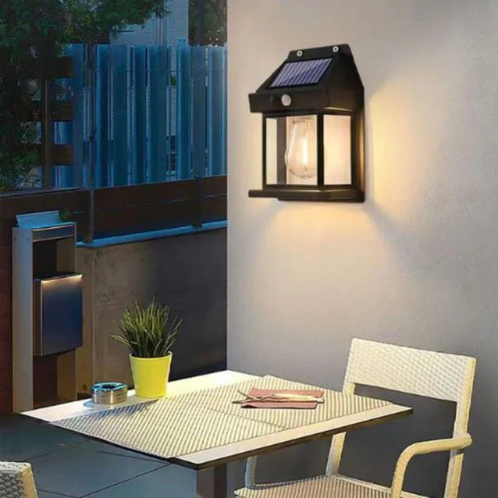 Sustainable Solar Wall Lamp - Solaris-White-Nora Luxe