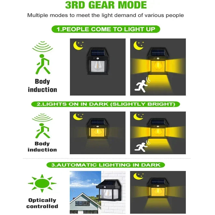 Sustainable Solar Wall Lamp - Solaris-White-Nora Luxe