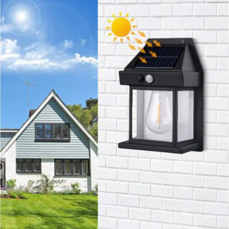 Sustainable Solar Wall Lamp - Solaris-White-Nora Luxe