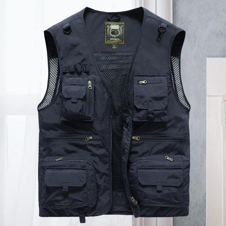 Sustainable Tactical Vest - ActionGuard-Dark Blue-S-Nora Luxe