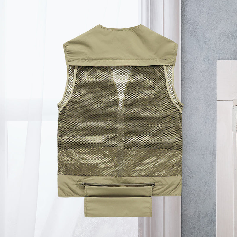 Sustainable Tactical Vest - ActionGuard-Khaki-S-Nora Luxe