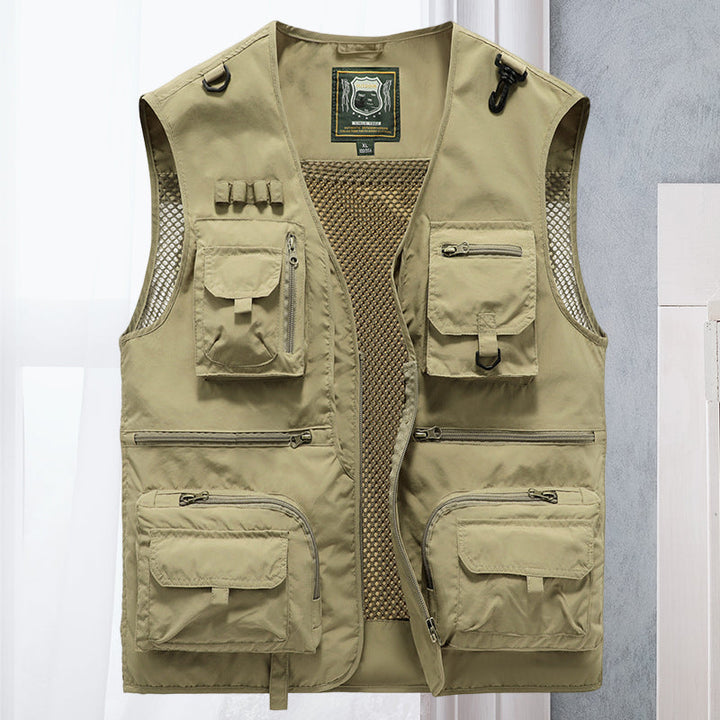 Sustainable Tactical Vest - ActionGuard-Khaki-S-Nora Luxe