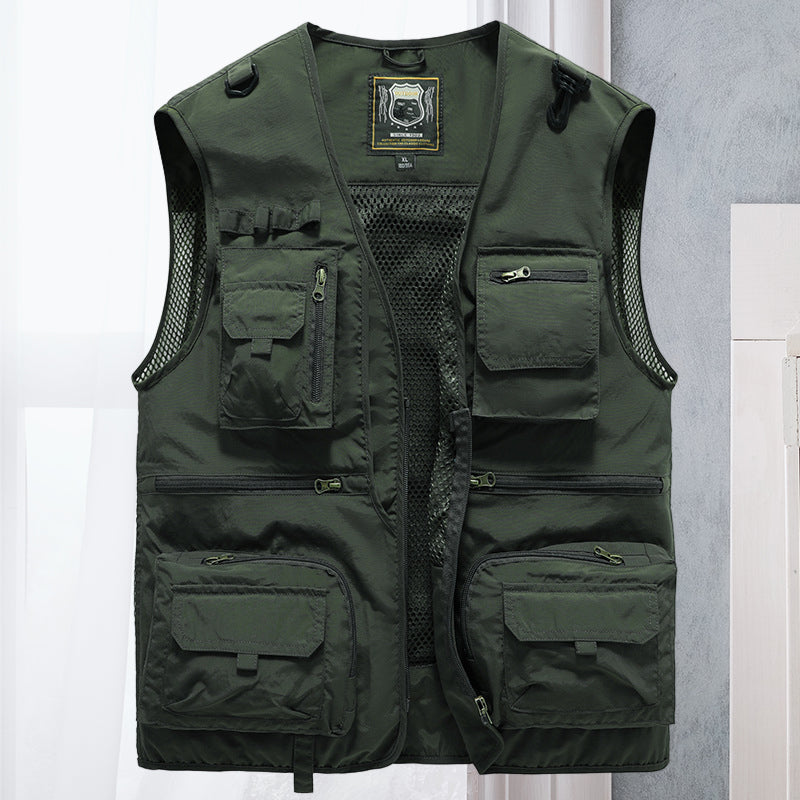 Sustainable Tactical Vest - ActionGuard-Olive Green-S-Nora Luxe