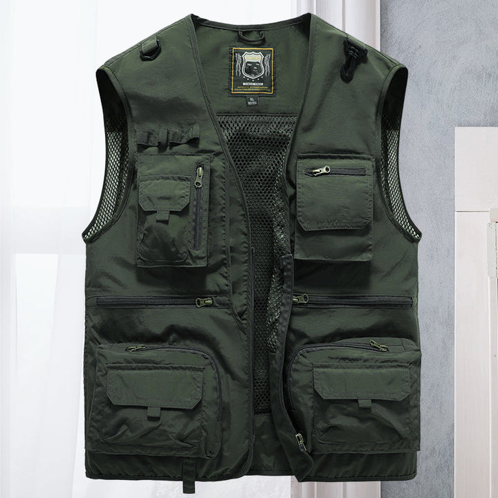 Sustainable Tactical Vest - ActionGuard-Olive Green-S-Nora Luxe