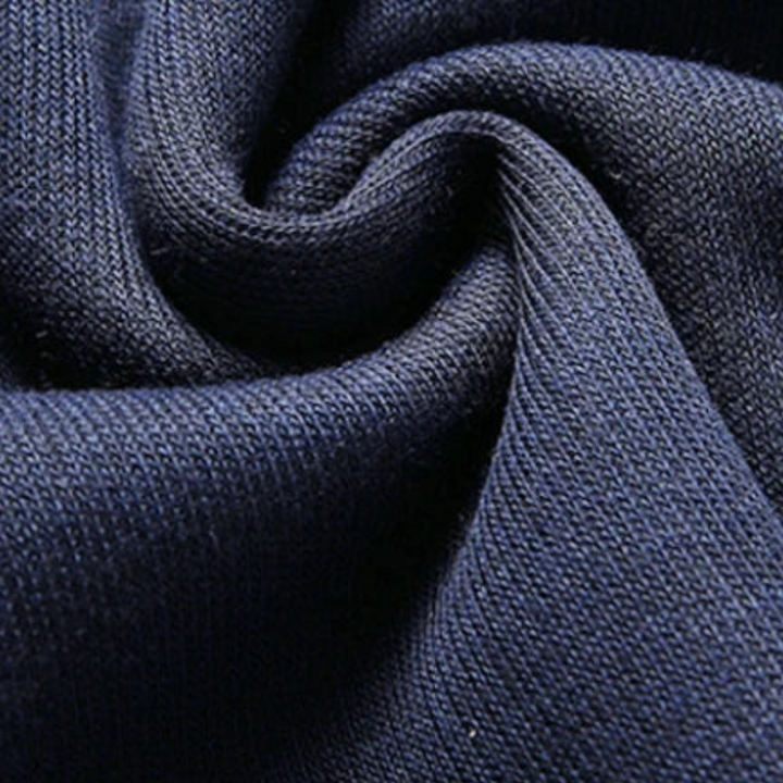 Sweater with Shirt Collar for Men - Victor-Blue-M-Nora Luxe