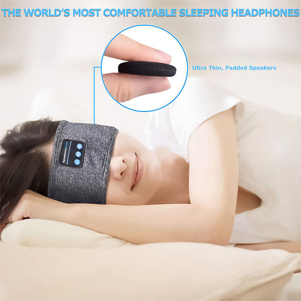 SymphonyBand™ Sleep Headphones-Ocean Blue-Nora Luxe