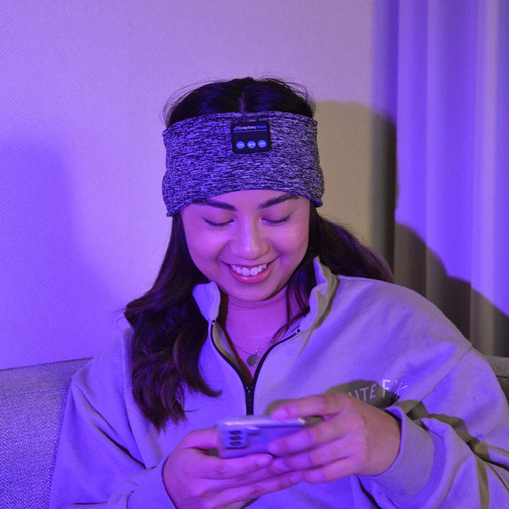 SymphonyBand™ Sleep Headphones-Ocean Blue-Nora Luxe