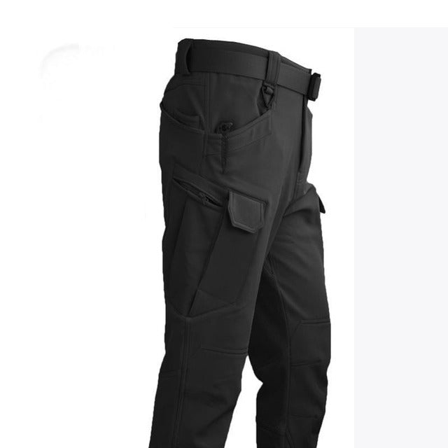 Tactical Men's Outdoor Clothing - ValorTrek-Black-Thermal Trousers-S-Nora Luxe