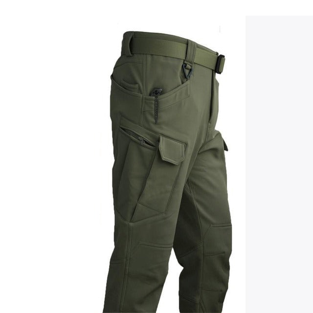 Tactical Men's Outdoor Clothing - ValorTrek-Green-Thermal Trousers-S-Nora Luxe