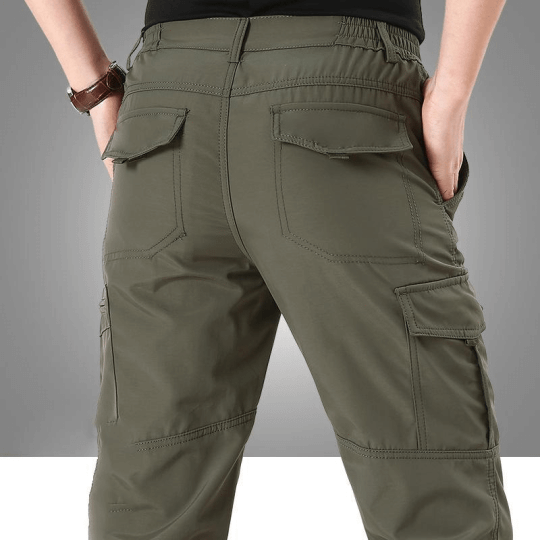 Tactical Outdoor Cargo Trousers | Nova Stretch Cargo Trousers for Men-Khaki-S-Nora Luxe