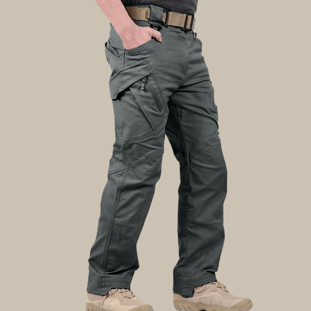 Tactical Outdoor Cargo Trousers | Nova Stretch Cargo Trousers for Men-Khaki-S-Nora Luxe