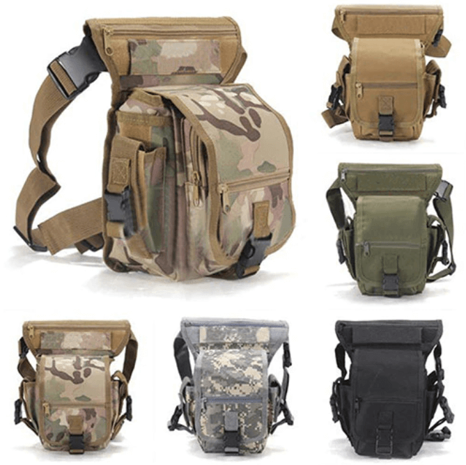 Durable Tactical Drop Leg Bag for Men – Water-Resistant Multi-Pocket Design