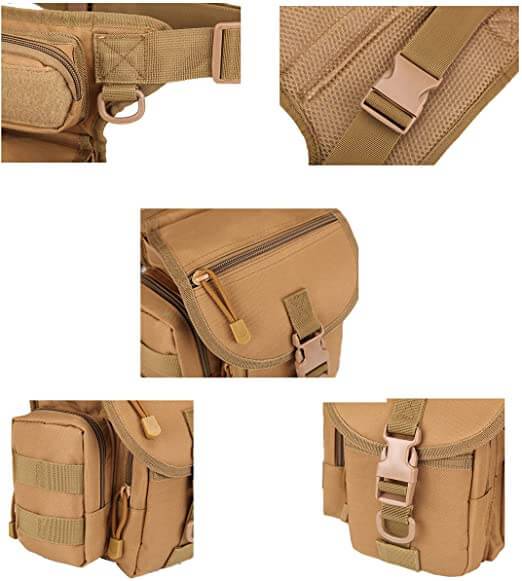 Durable Tactical Drop Leg Bag for Men – Water-Resistant Multi-Pocket Design
