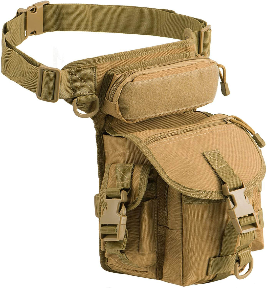 Durable Tactical Drop Leg Bag for Men – Water-Resistant Multi-Pocket Design