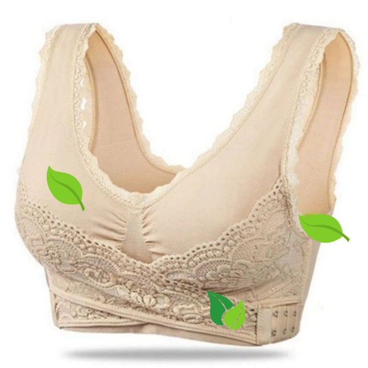 The Bra for Better Posture & a Radiant Décolleté - PosturaFit-Khaki-S-Nora Luxe