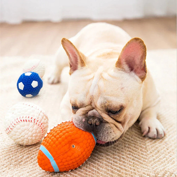 The Indestructible Playmate for Dogs - KryptoChew-Rugby Ball-Small-Nora Luxe