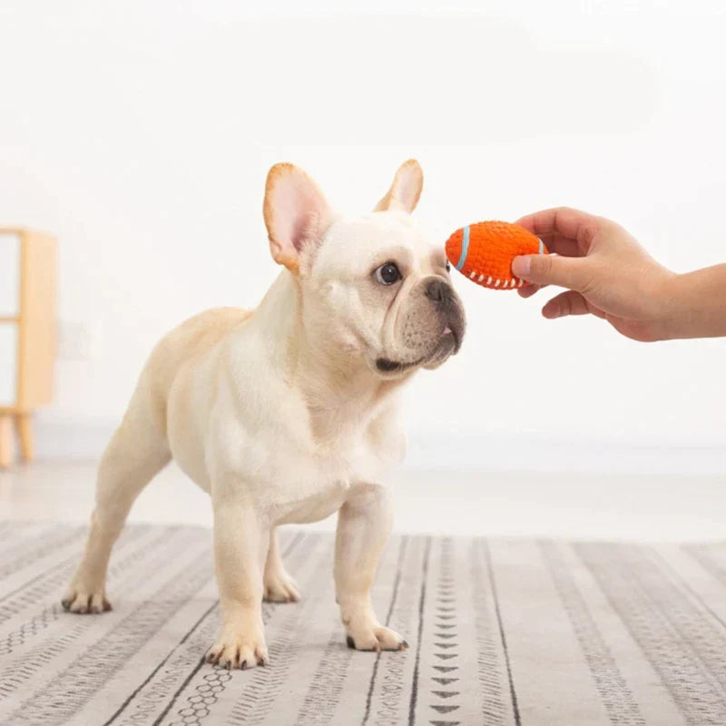 The Indestructible Playmate for Dogs - KryptoChew-Rugby Ball-Small-Nora Luxe