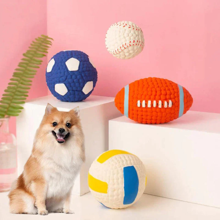 The Indestructible Playmate for Dogs - KryptoChew-Rugby Ball-Small-Nora Luxe