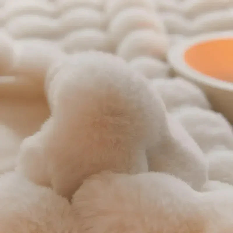 The Plush Blanket Everyone Is Talking About! - WarmWool-Light brown-39x63in-Nora Luxe