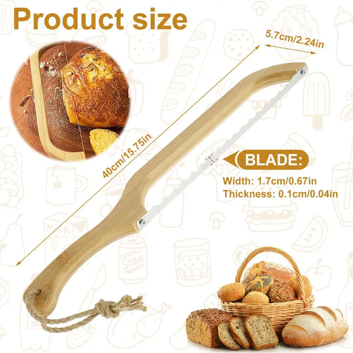 The Ultimate Bread Knife for Perfect Slicing - BreadMaster-Nora Luxe