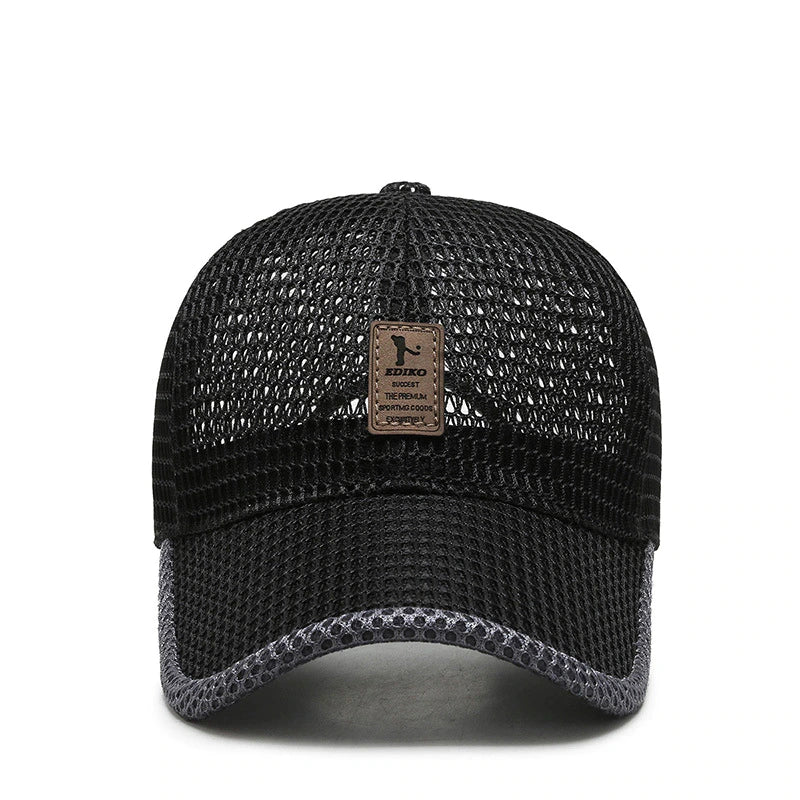 The ultimate lightweight cap for summer - AeroBreeze-Black-Nora Luxe