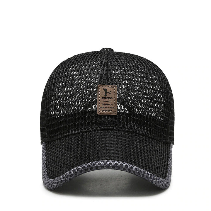 The ultimate lightweight cap for summer - AeroBreeze-Black-Nora Luxe