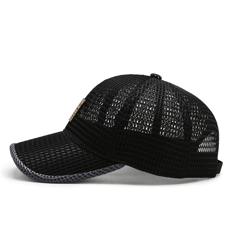 The ultimate lightweight cap for summer - AeroBreeze-Black-Nora Luxe