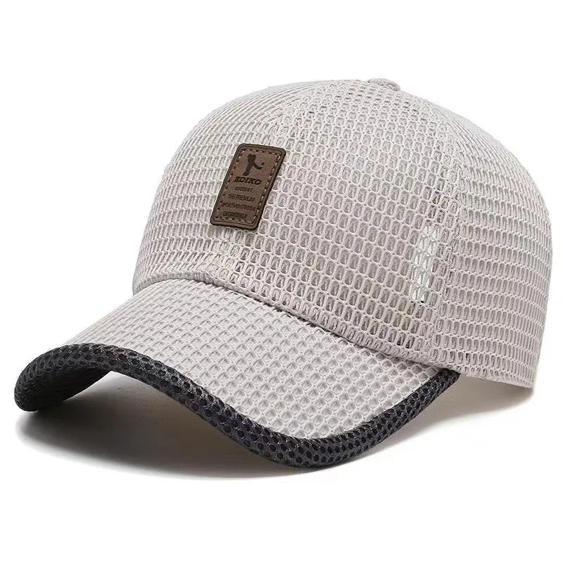 The ultimate lightweight cap for summer - AeroBreeze-Khaki-Nora Luxe