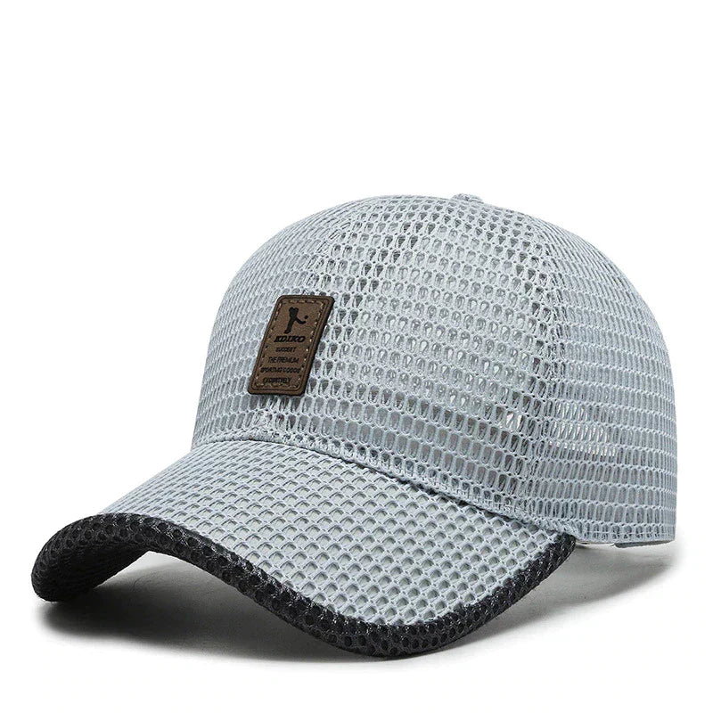 The ultimate lightweight cap for summer - AeroBreeze-Light grey-Nora Luxe