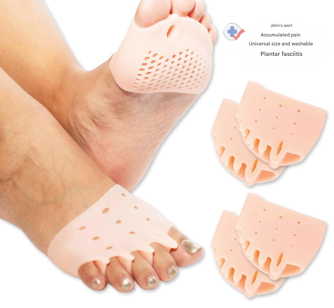 Therapeutic Toe Spreaders with Cushion Pads – Podiora-1 Pair + 1 Free-Nora Luxe