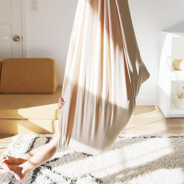 Therapy Hammock for Children - ZenNest-Beige-Nora Luxe