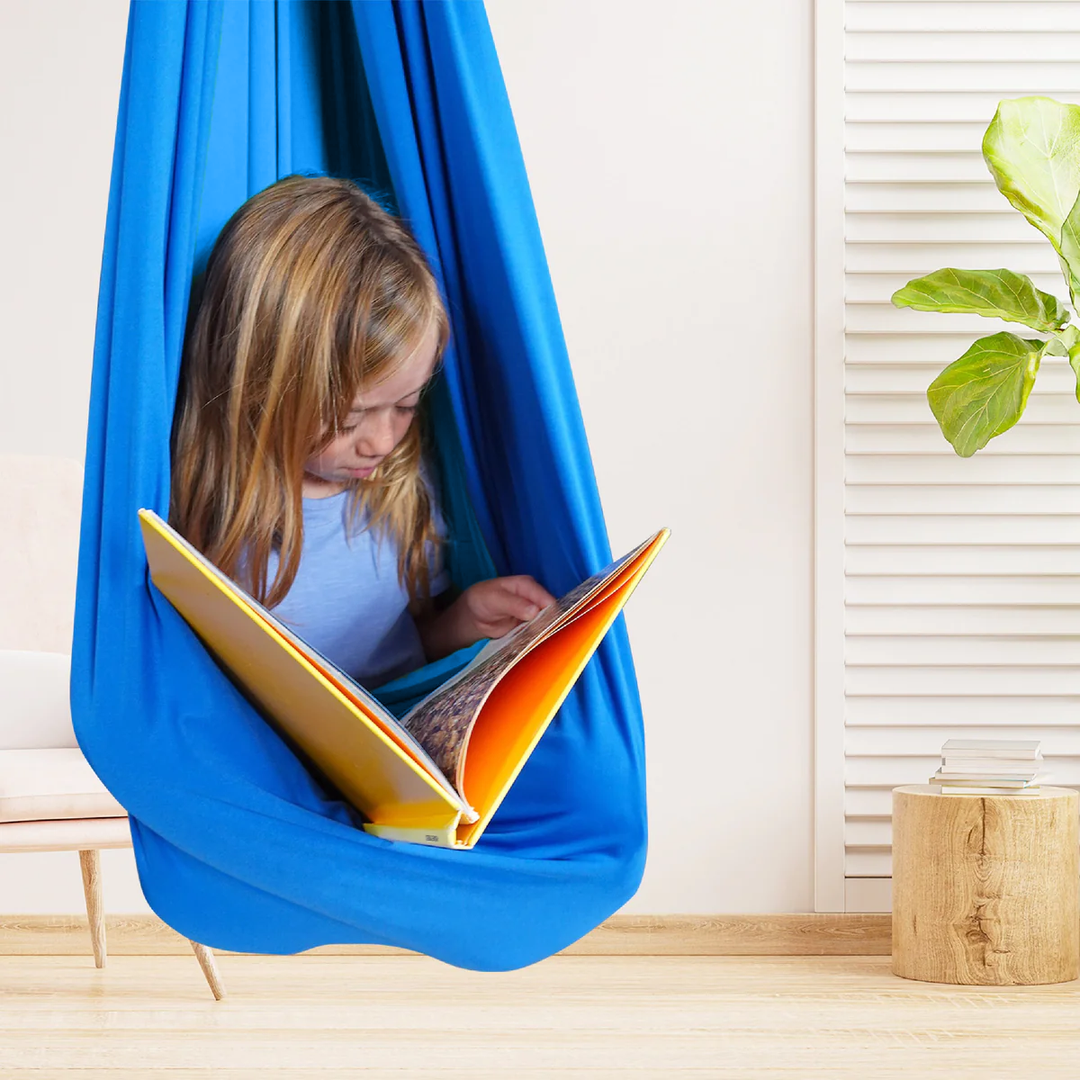 Therapy Hammock for Children - ZenNest-Blue-Nora Luxe