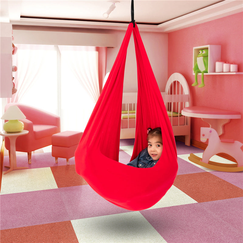 Therapy Hammock for Children - ZenNest-Red-Nora Luxe