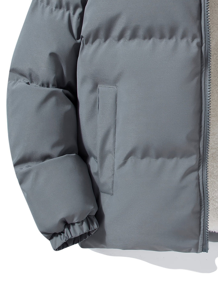 Thermal Jacket with Fleece Lining for Men - Derek-Black-XS-Nora Luxe