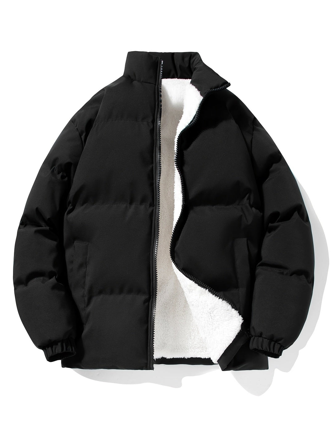 Thermal Jacket with Fleece Lining for Men - Derek-Black-XS-Nora Luxe