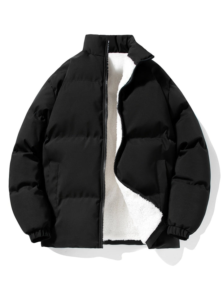 Thermal Jacket with Fleece Lining for Men - Derek-Black-XS-Nora Luxe
