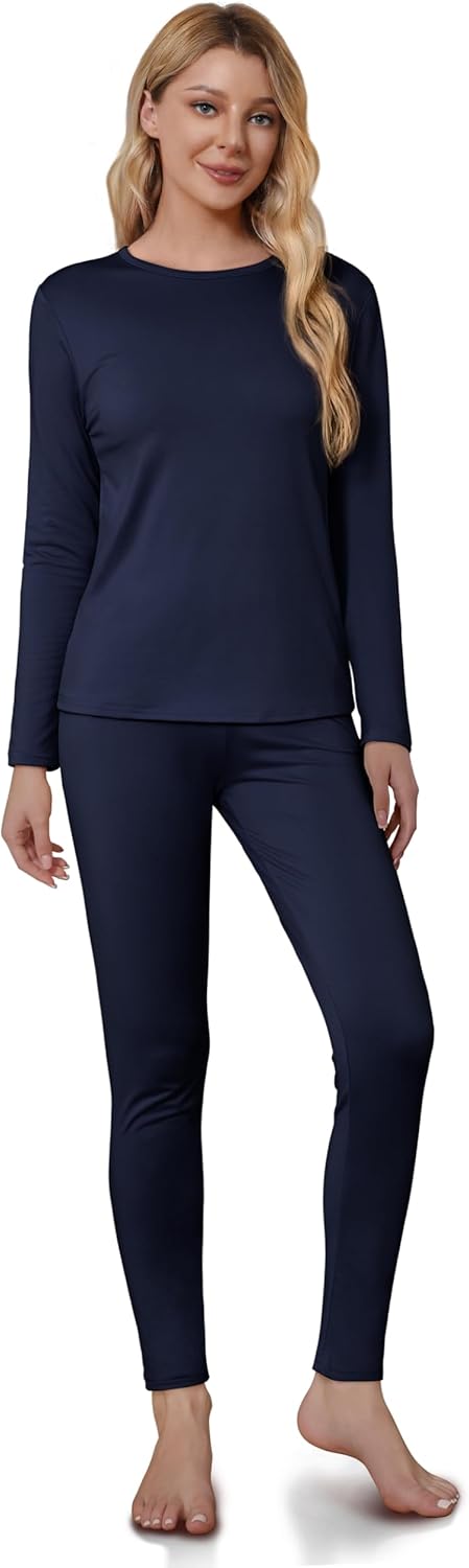 Thermal Underwear for Women - Sophie-Blue-XS-Nora Luxe