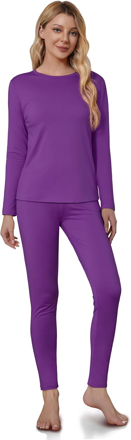 Thermal Underwear for Women - Sophie-Purple-XS-Nora Luxe