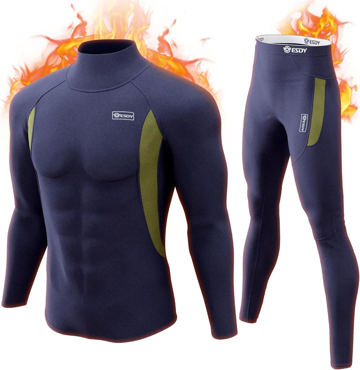 Thermal Underwear Set for Men - Thomas-Black-XS-Nora Luxe