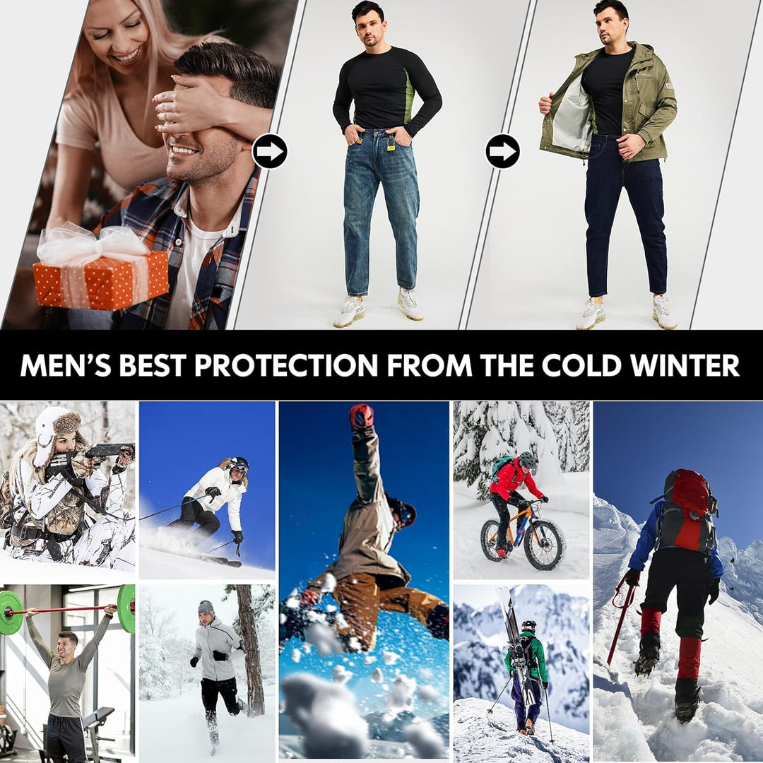 Thermal Underwear Set for Men - Thomas-Black-XS-Nora Luxe