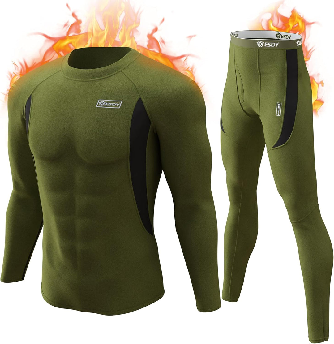 Thermal Underwear Set for Men - Thomas-Black-XS-Nora Luxe