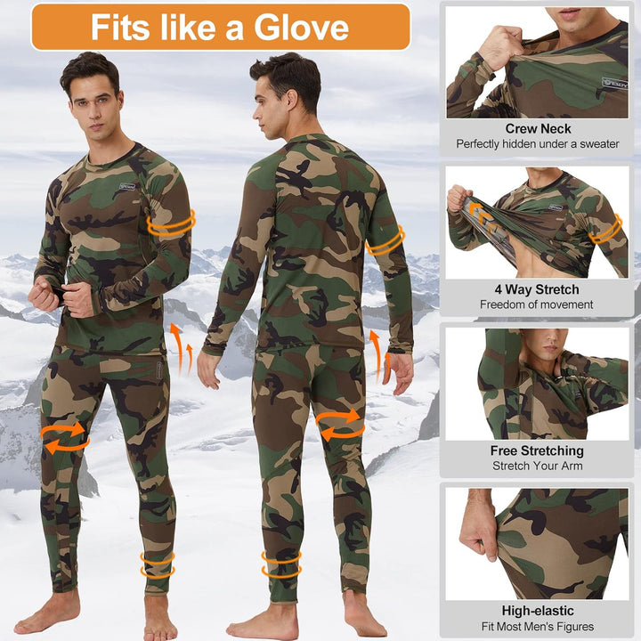 Thermal Underwear Set for Men - Thomas-Black-XS-Nora Luxe