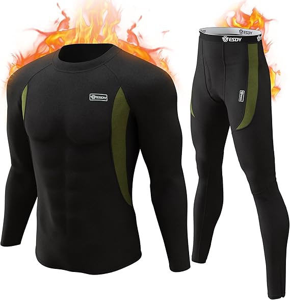 Thermal Underwear Set for Men - Thomas-Black-XS-Nora Luxe