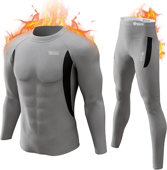 Thermal Underwear Set for Men - Thomas-Black-XS-Nora Luxe
