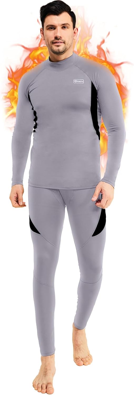 Thermal Underwear Set for Men - Thomas-Black-XS-Nora Luxe