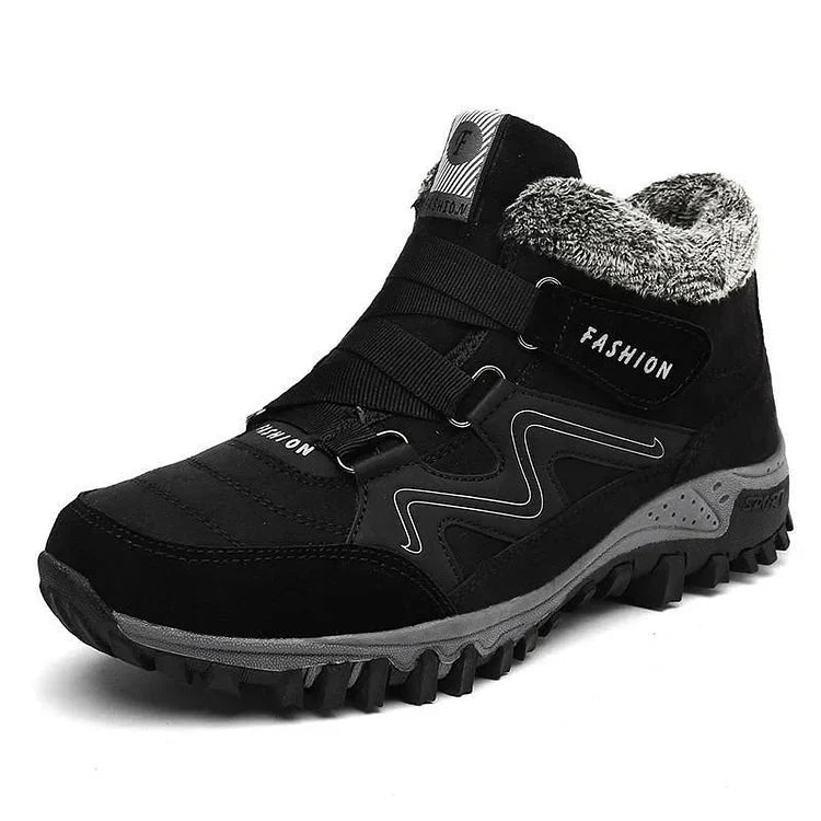 Thermal Unisex Hiking Shoes - AlpineWarm-Black-3-Nora Luxe