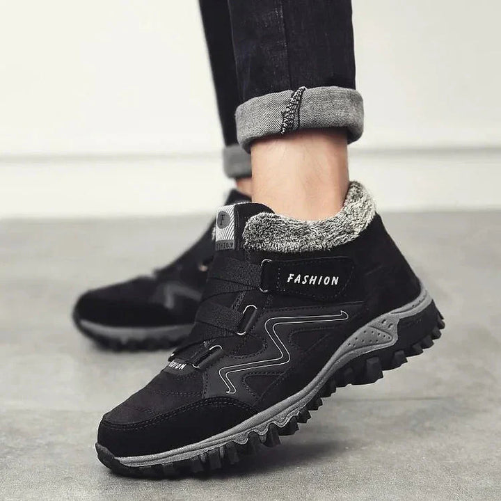 Thermal Unisex Hiking Shoes - AlpineWarm-Black-3-Nora Luxe