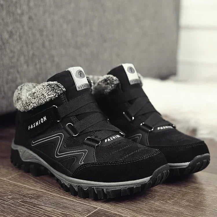 Thermal Unisex Hiking Shoes - AlpineWarm-Black-3-Nora Luxe