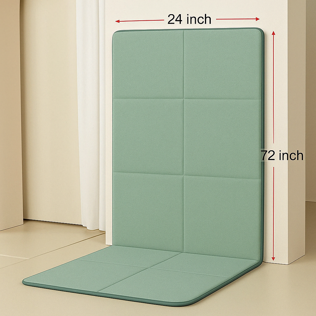 Thick Foldable Yoga Mat - FlexiMat-Green-Nora Luxe